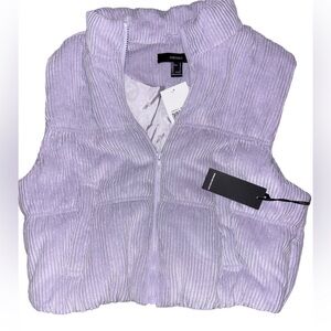 Forever 21 Lilac Quilted Vest